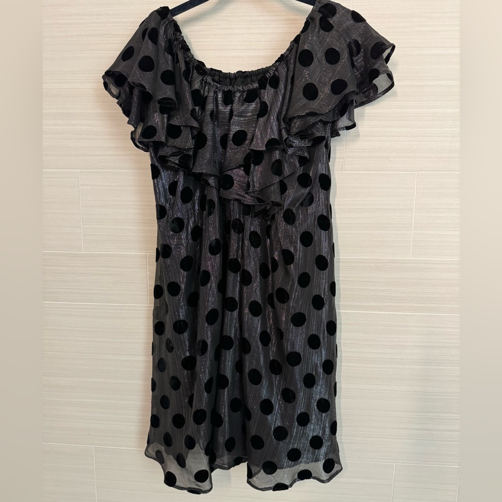 Lindsey Thorburg  one of a kind dress Share fabric over black lining